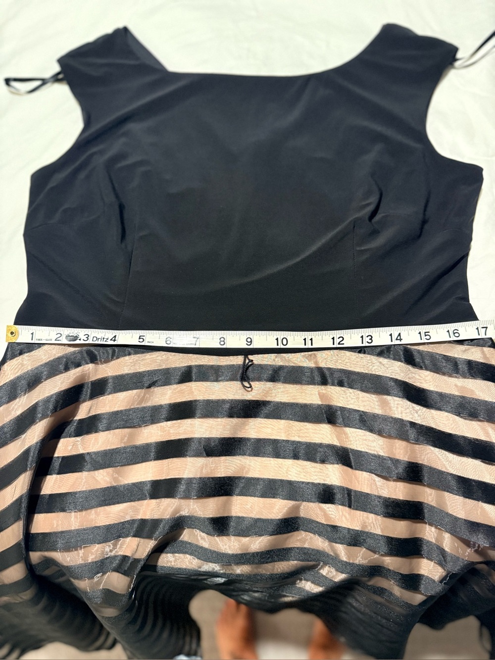 CB Established 1962 Striped Fit & Flare Cocktail Dress Size 14 - Picture 14 of 14